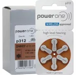 POWER ONE 312 MF PR41 kuuldeaparaadi patareid, 60 tk.