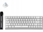 MCHOSE MC-ACE68-15 magnetiline mehaaniline USB valge klaviatuur