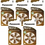 Panasonic 312 PR41 kuuldeaparaadi patareid, 30 tk.