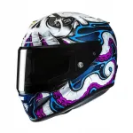 Motorratta kiiver HJC Rpha 12 Kraken valge/sinine, suurus L