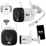 V&auml;ljas WiFi videokaamera BCS-L-TIP15FSR3L3-W, 5 MP, &ouml;&ouml;n&auml;gemine, liikumistuvastus