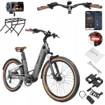 Elektrijalgratas MIHOGO AIR, 1000W, 19.2Ah, 26", kuni 40 km/h, kuni 200 km, rakendusega