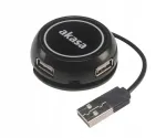 USB jagaja AKASA Connect4C, 4 porti, USB 2.0