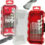 MILWAUKEE puuride komplekt 4-12mm 8 tk betoonile, metallile, puidule, HEX