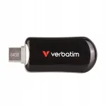 VERBATIM Plectra USB m&auml;lupulk 64GB, USB-C, 100MB/s, must