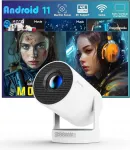 4K HY300 ULTRA HD WIFI6 Bluetooth Android projektor kuni 110 tolline, 2025 versioon