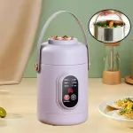 Riisikeetja 800 ml, kaasaskantav, multifunktsionaalne, violetne