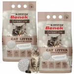 Bentonite kassiliiv Super Benek Compact, Marseille seebi l&otilde;hnaga, 2 x 10 l