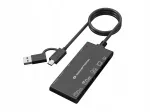Conceptronic USB-A/C 3.2 7-in-1 must kaardilugeja