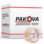 L&auml;bipaistev kleepuv pakendilint PAKOVA, 48 mm x 66 m, 36 tk