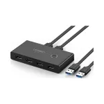 SWITCH BOX HUB USB jagaja, 4 x USB 3.2 Gen 1, kahe arvuti jaoks