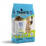 Thank'Q Standard kuiv kassitoit kalaga, t&auml;iskasvanud kassidele, 10 kg