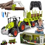 Suur kaugs&uuml;steemiga traktor 2,4GHz lastele