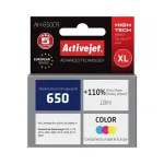 Tindikassett ActiveJet AH-650CR, v&auml;rviline, XL, asendaja HP 650 / CZ102AE