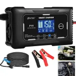 Aku laadija remondifunktsiooniga 12V 15A / 24V 10A, LCD-ekraaniga