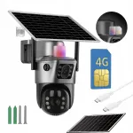 V&auml;lis p&auml;ikese kaamera kahe 4K HD 8MP objektiiviga, 4G LTE, SIM-kaardi tugi