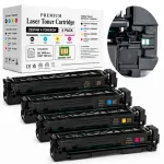 HP 203A CMYK toonerkassettide komplekt 4 tk kiibiga sobib M254dw, M281fdn, M280nw jaoks