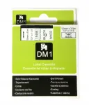 Dymo 18488 S0718100 printeri lint, 12 mm, valge musta tekstiga, nailon