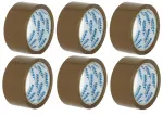 SMART pruun kleepuv teip 48 mm x 60 m, 6 tk