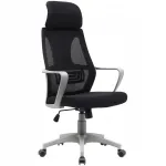 Kontoritool Q-095, hall/must, p&ouml;&ouml;rlev
