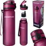 Aquaphor Tritan 500 ml filtriga pudel, lilla, BPA-vaba