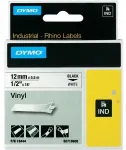 DYMO RHINO D1 must-valge kleebispael, 12 mm x 5,5 m, S0718600