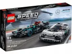 LEGO 76909 Speed Champions Mercedes-AMG F1 W12 E Performance ja Mercedes-AMG One komplekt