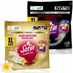 Sofin Dark Black & Color pesukapslid, v&auml;rvikaitse, 84 tk