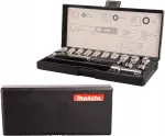 MAKITA otsikute komplekt 1/4", 3/8", 14 osa, B-65595, padrunv&otilde;tmega