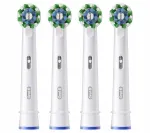 Oral-B Pro Cross Action elektrilise hambaharja valged otsikud, 4 tk