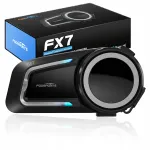 Motorratturite interkom Fodsports FX7 Mesh, 10 kasutajat, Dual Core, BT5.4, FM