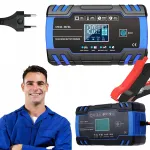 Automaatne akulaadija taastamise funktsiooniga, 12V/24V akudele