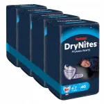 Poiste m&auml;hkmed-p&uuml;ksid HUGGIES DryNites 4&ndash;7 aastased (17&ndash;30 kg), 4 x 10 tk
