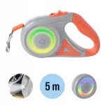 Automaatne 5 m koerarihm LED taskulambi ja lukuga