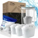 Klaasist veefilter kann Pure+ kolme filtriga, valge, 2.9 l