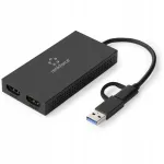 Renkforce USB-C/A 3.0 topelt HDMI 4K/FHD adapter