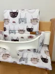 Veekindlad katted Stokke Tripp Trapp toolile, 2in1, kassidega, valged