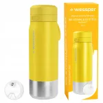 Vee pudel filtriga WESSPER B2 ACTITEX, 700 ml, roostevaba teras