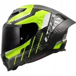 Mootorratta kiiver LS2 FF807, integreeritud, kollane Dragon Trax