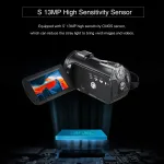 Digitaalne videokaamera 4K Wi-Fi DV 30MP 30x suum IR 3.0 TS