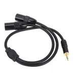 XLR isane 1/8" TRS stereo Y jzsotre KB kaabel