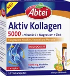 Ampullid Abtei Collagen5000 C-vitamiini, magneesiumi ja tsingiga lihastele ja liigestele, 10 tk, Saksamaa
