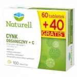 Toidulisand Naturell Organic tsink vitamiin C-ga, 100 tabletti (60+40 tasuta)