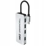 USB jaotur Greencell HUB-GC-C4A, USB-C, USB 3.0