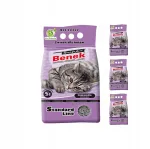 Kassi liiv Super Benek Organic, lavendli l&otilde;hnaga, 4 x 5 l