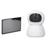 Videovahendite beebimonitor 5.0" LCD-ekraan 2,4 GHz valge kahepoolse heliga F4