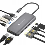 USB-C jaotur NOVOO 11-&uuml;hes PRO+ 4K 60Hz toega