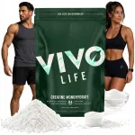 Kreatiini monoh&uuml;draat Vivo Life, 252 g, vegan