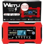 Automaatne 10A aku tasakaalustaja LiFePO4, AGM, GEL, 12V WETU akudele