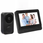 Video uksekell infrapunase &ouml;&ouml;n&auml;gemisega, Type C, 2,4GHz WiFi, CR